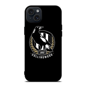 COLLINGWOOD MAGPIES FOOTBALL CLUB AUSTRALIA iPhone 15 Plus Case Cover