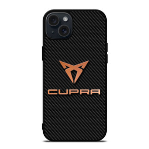 CUPRA CAR LOGO CARBON iPhone 15 Plus Case Cover