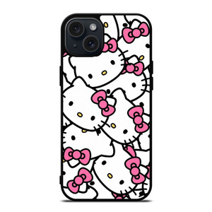 HELLO KITTY FACE COLLAGE iPhone 15 Plus Case Cover