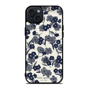 KATE SPADE NEW YORK BLUE FLORAL iPhone 15 Plus Case Cover