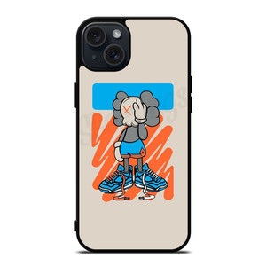KAWS AIR JORDAN MASCOT iPhone 15 Plus Case Cover