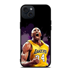KOBE BRYANT 24 LA LAKERS iPhone 15 Plus Case Cover KOBE BRYANT 24 LA LAKERS iPhone 15 Plus Case Cover
