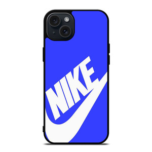 NIKE LOGO BLUE iPhone 15 Plus Case Cover