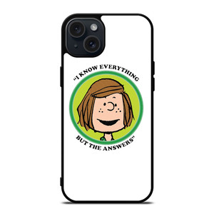 PEPPERMINT PATTY THE PEANUTS iPhone 15 Plus Case Cover
