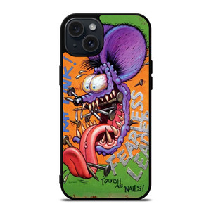 RAT FINK CARTOON FEARLESS LEADER iPhone 15 Plus Case Cover RAT FINK CARTOON FEARLESS LEADER iPhone 15 Plus Case Cover