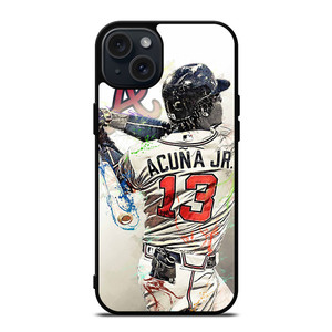 RONALD ACUNA JR 13 ATLANTA BRAVES iPhone 15 Plus Case Cover