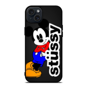 STUSSY MICKEY MOUSE iPhone 15 Plus Case Cover