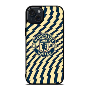 THE RED DEVILS FOOTBALL CLUB MANCHESTER UNITED FC LOGO iPhone 15 Plus Case Cover
