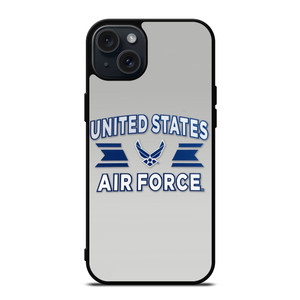 UNITED STATES US AIR FORCE LOGO iPhone 15 Plus Case Cover UNITED STATES US AIR FORCE LOGO iPhone 15 Plus Case Cover