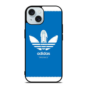 ADIDAS LOGO SHOES BLUE ORIGINALS iPhone 15 Case Cover