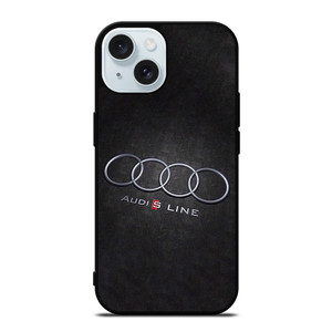 AUDI S LINE LOGO CAR ICON iPhone 15 Case Cover