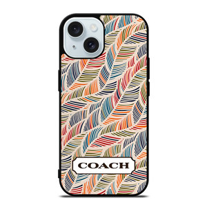 COACH NEW YORK LOGO MONOGRAM SEAMLESS PATTERN iPhone 15 Case Cover COACH NEW YORK LOGO MONOGRAM SEAMLESS PATTERN iPhone 15 Case Cover