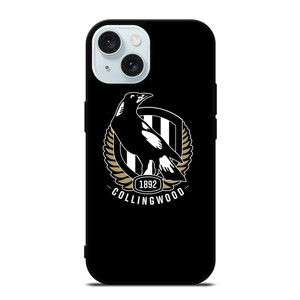 COLLINGWOOD MAGPIES FOOTBALL CLUB AUSTRALIA iPhone 15 Case Cover