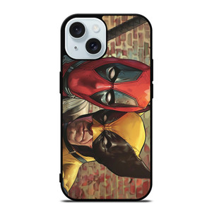 DEADPOOL X WOLVERINE MARVEL COMICS iPhone 15 Case Cover