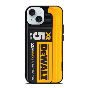 DEWALT TOOL BATTERY MAX XR 5AH iPhone 15 Case Cover