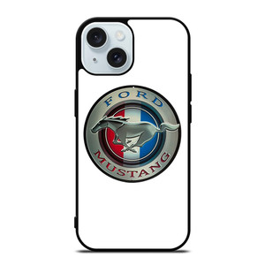 FORD MUSTANG LOGO CIRCLE iPhone 15 Case Cover