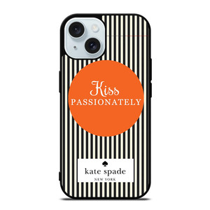 KATE SPADE NEW YORK KISS PASSIONATELY iPhone 15 Case Cover