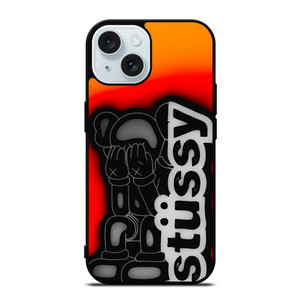 KAWS STUSSY iPhone 15 Case Cover