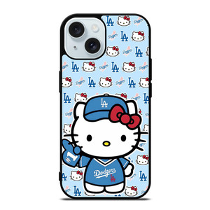 LA DODGERS HELLO KITTY iPhone 15 Case Cover