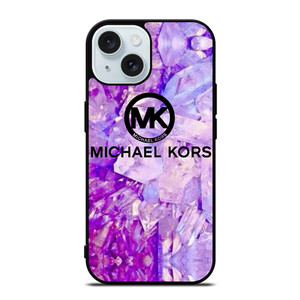 MICHAEL KORS MK LOGO EMERALD iPhone 15 Case Cover