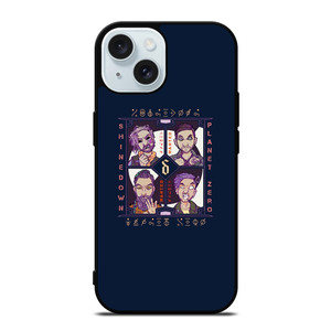 SHINEDOWN BAND PLANET ZERO iPhone 15 Case Cover