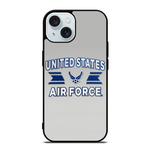 UNITED STATES US AIR FORCE LOGO iPhone 15 Case Cover UNITED STATES US AIR FORCE LOGO iPhone 15 Case Cover