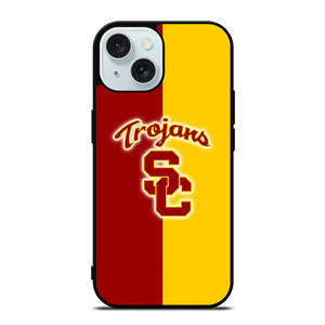 USC TROJANS BASKETBALL UNIVERSITY LOGO iPhone 15 Case Cover