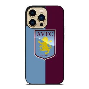ASTON VILLA FC LOGO FOOTBALL CLUB iPhone 14 Pro Max Case Cover