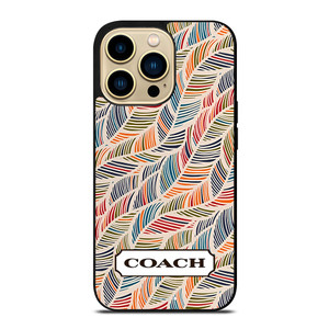 COACH NEW YORK LOGO MONOGRAM SEAMLESS PATTERN iPhone 14 Pro Max Case Cover