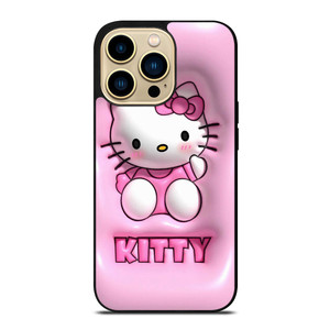 CUTE PINK HELLO KITTY iPhone 14 Pro Max Case Cover
