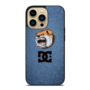 DC SKATE SHOES LOGO BULL DOG iPhone 14 Pro Max Case Cover