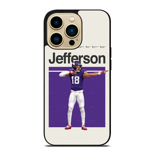JUSTIN JEFFERSON NFL MINNESOTA VIKINGS iPhone 14 Pro Max Case Cover