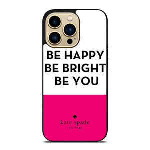 KATE SPADE NEW YORK BE HAPPY iPhone 14 Pro Max Case Cover KATE SPADE NEW YORK BE HAPPY iPhone 14 Pro Max Case Cover