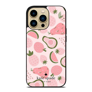 KATE SPADE NEW YORK LOGO FRUITS iPhone 14 Pro Max Case Cover