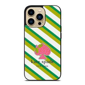 KATE SPADE NEW YORK LOGO FRUITY GREEN iPhone 14 Pro Max Case Cover