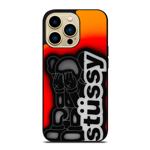 KAWS STUSSY iPhone 14 Pro Max Case Cover KAWS STUSSY iPhone 14 Pro Max Case Cover