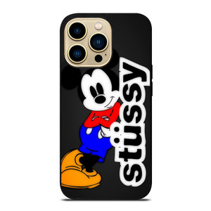 STUSSY MICKEY MOUSE iPhone 14 Pro Max Case Cover