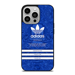 ADIDAS LOGO ORIGINALS BLUE iPhone 14 Pro Case Cover