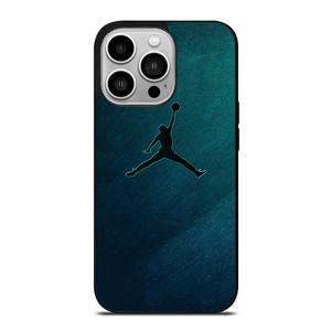 AIR JORDAN LOGO NIKE BLUE iPhone 14 Pro Case Cover