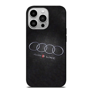 AUDI S LINE LOGO CAR ICON iPhone 14 Pro Case Cover AUDI S LINE LOGO CAR ICON iPhone 14 Pro Case Cover