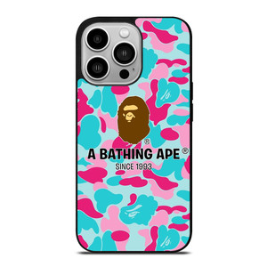 BAPE A BATHING APE CAMO iPhone 14 Pro Case Cover
