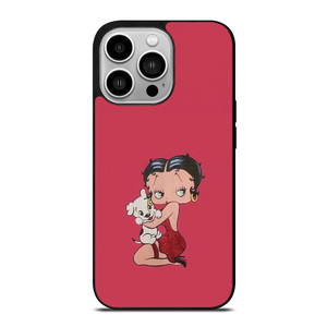 BETTY BOOP AND PUDGY CARTOON iPhone 14 Pro Case Cover