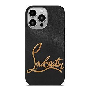 CHRISTIAN LOUBOUTIN LOGO LEATHER iPhone 14 Pro Case Cover CHRISTIAN LOUBOUTIN LOGO LEATHER iPhone 14 Pro Case Cover