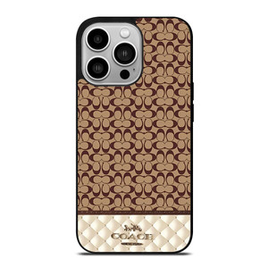 COACH NEW YORK LUXURY FASHION LOGO iPhone 14 Pro Case Cover