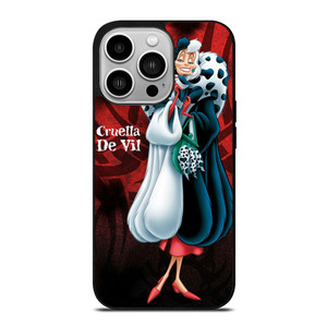 CRUELLA DE VIL DISNEY VILLAIN iPhone 14 Pro Case Cover