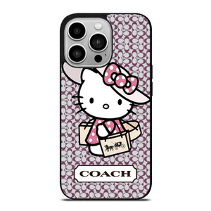 HELLO KITTY X COACH NEW YORK LOGO iPhone 14 Pro Case Cover