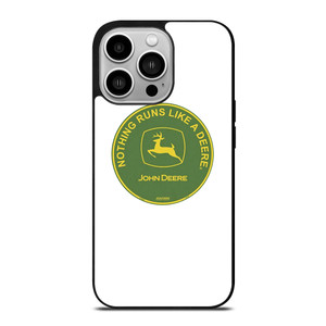 JOHN DEERE TRACTOR LOGO RUNS LIKE A DEER iPhone 14 Pro Case Cover