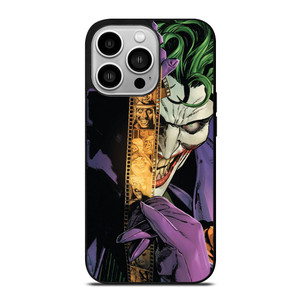 JOKER WITH FILM DC BATMAN CARTOON iPhone 14 Pro Case Cover