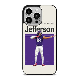JUSTIN JEFFERSON NFL MINNESOTA VIKINGS iPhone 14 Pro Case Cover JUSTIN JEFFERSON NFL MINNESOTA VIKINGS iPhone 14 Pro Case Cover