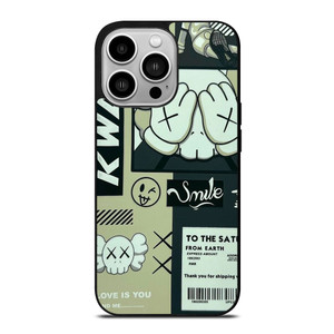 KAWS SMILE iPhone 14 Pro Case Cover